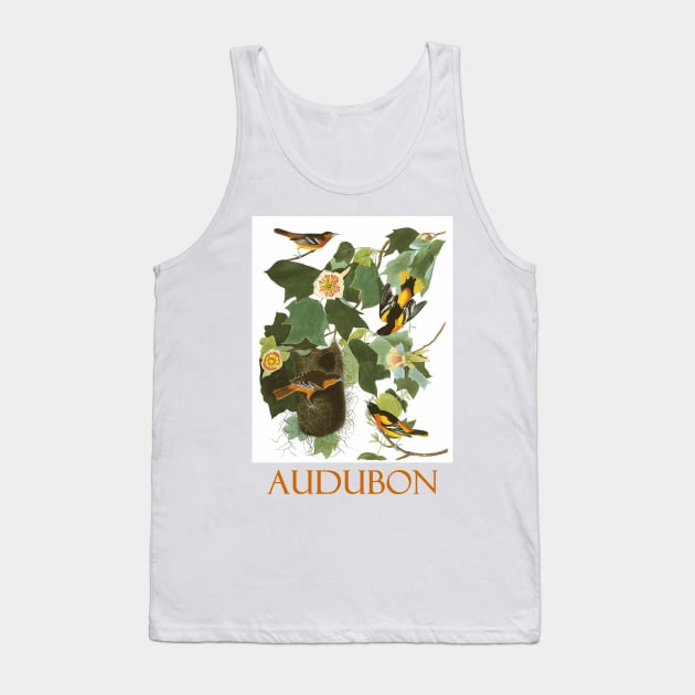 Baltimore Oriole by John James Audubon Tank Top by Naves